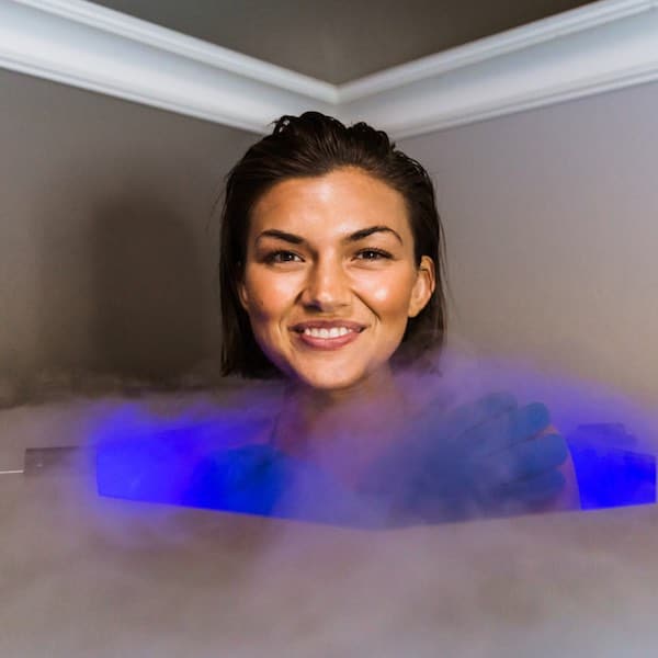 Woman in Cryo Therapy at LuxCryo